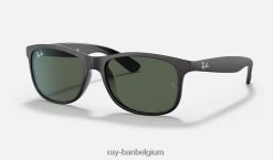 Andy mat zwart/groen XX46DZ747 Heren Ray-Ban zonnebril