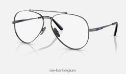 aviator ii titanium optiek gepolijst brons XX46DZ2149 Heren Ray-Ban bril