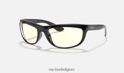 balorama blauw-licht helder evolueren gepolijst zwart/grijs XX46DZ1132 Heren Ray-Ban zonnebril