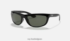 balorama gepolijst zwart/groen XX46DZ840 Heren Ray-Ban zonnebril