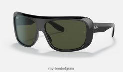 blair gepolijst zwart/groen XX46DZ503 Heren Ray-Ban zonnebril
