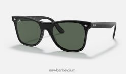 blaze reiziger gepolijst zwart/groen XX46DZ544 Heren Ray-Ban zonnebril