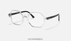 britt optiek gepolijst transparant XX46DZ2600 vrouwen Ray-Ban bril