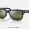 burbank gepolijst groen/groen XX46DZ285 Heren Ray-Ban zonnebril