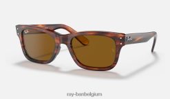 burbank gepolijst havana/bruin XX46DZ289 Heren Ray-Ban zonnebril