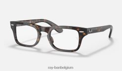 Burbank-optiek gepolijst havanna XX46DZ2761 kinderen Ray-Ban bril