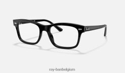 Burbank-optiek gepolijst zwart XX46DZ1725 Heren Ray-Ban bril