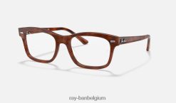 Burbank-optiek gepolijste schildpad XX46DZ1727 Heren Ray-Ban bril