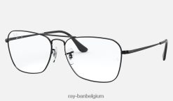 caravan optiek gepolijst zwart XX46DZ2437 Heren Ray-Ban bril