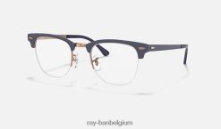 clubmaster metalen optiek gepolijst blauw XX46DZ2197 Heren Ray-Ban bril