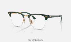 clubmaster metalen optiek gepolijst groen op goud XX46DZ2201 Heren Ray-Ban bril