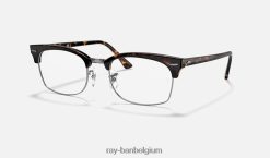 clubmaster vierkante optiek gepolijst havanna XX46DZ1893 Heren Ray-Ban bril
