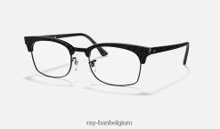clubmaster vierkante optiek gepolijst zwart XX46DZ1890 Heren Ray-Ban bril