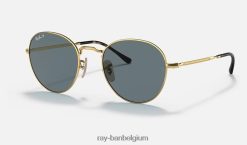 david gepolijst goud/blauw XX46DZ1426 Heren Ray-Ban zonnebril