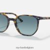 elliot gepolijst geel/blauw havana/blauw XX46DZ1396 Heren Ray-Ban zonnebril