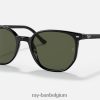 elliot gepolijst zwart/groen XX46DZ1397 Heren Ray-Ban zonnebril