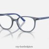 elliot-optiek gepolijst transparant blauw XX46DZ2658 kinderen Ray-Ban bril