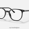 elliot-optiek gepolijst zwart XX46DZ1942 Heren Ray-Ban bril