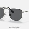 elon mat gunmetal/donkergrijs XX46DZ240 Heren Ray-Ban zonnebril