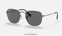 frank antiek mat gunmetal/donkergrijs XX46DZ523 Heren Ray-Ban zonnebril