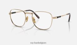 frank ii titaniumoptiek gepolijst goud XX46DZ2160 Heren Ray-Ban bril