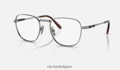 frank ii titaniumoptiek gepolijst zilver XX46DZ2159 Heren Ray-Ban bril