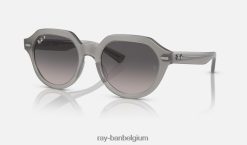 gina gepolijst opaalgrijs/grijs XX46DZ383 Heren Ray-Ban zonnebril
