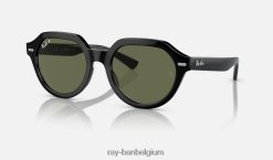 gina gepolijst zwart/groen XX46DZ385 Heren Ray-Ban zonnebril
