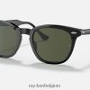 haviksoog gepolijst zwart/groen XX46DZ176 Heren Ray-Ban zonnebril