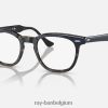 Hawkeye-optiek gepolijst blauw op havana XX46DZ1615 Heren Ray-Ban bril