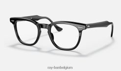 Hawkeye-optiek gepolijst zwart XX46DZ1610 Heren Ray-Ban bril