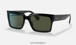 inverness gepolijst zwart/groen XX46DZ811 Heren Ray-Ban zonnebril
