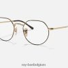 jack-optiek gepolijst havana op goud XX46DZ1648 Heren Ray-Ban bril