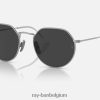 jack titanium gepolijst zilver/grijs XX46DZ579 Heren Ray-Ban zonnebril