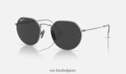 jack titanium gepolijst zilver/grijs XX46DZ579 Heren Ray-Ban zonnebril