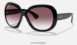 jackie ohh ii gelimiteerde editie gepolijst zwart/roze XX46DZ1570 vrouwen Ray-Ban zonnebril