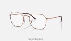 jim-optiek gepolijst roségoud XX46DZ1600 Heren Ray-Ban bril