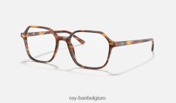 john optiek gepolijst gestreept havana XX46DZ1821 Heren Ray-Ban bril