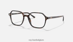 john optiek gepolijst havanna XX46DZ1820 Heren Ray-Ban bril