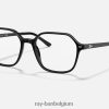 john optiek gepolijst zwart XX46DZ1819 Heren Ray-Ban bril