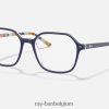john optiek glanzend donkerblauw XX46DZ1814 Heren Ray-Ban bril