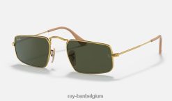 julie gepolijst goud/groen XX46DZ1278 Heren Ray-Ban zonnebril