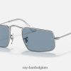 julie gepolijst zilver/blauw XX46DZ1280 Heren Ray-Ban zonnebril