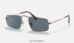 julie mat brons koper/blauw XX46DZ1277 Heren Ray-Ban zonnebril
