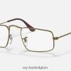 julie optiek mat antiek goud XX46DZ1923 Heren Ray-Ban bril