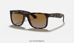 justin klassiek mat havana/bruin/grijs XX46DZ35 Heren Ray-Ban zonnebril