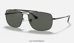kolonel gepolijst zwart/groen XX46DZ857 Heren Ray-Ban zonnebril