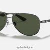 koolstofvezel gepolijst brons/groen XX46DZ752 Heren Ray-Ban zonnebril