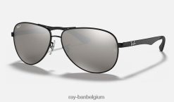 koolstofvezel gepolijst zwart/grijs XX46DZ751 Heren Ray-Ban zonnebril