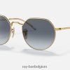 krik gepolijst goud/blauw/grijs XX46DZ70 Heren Ray-Ban zonnebril
